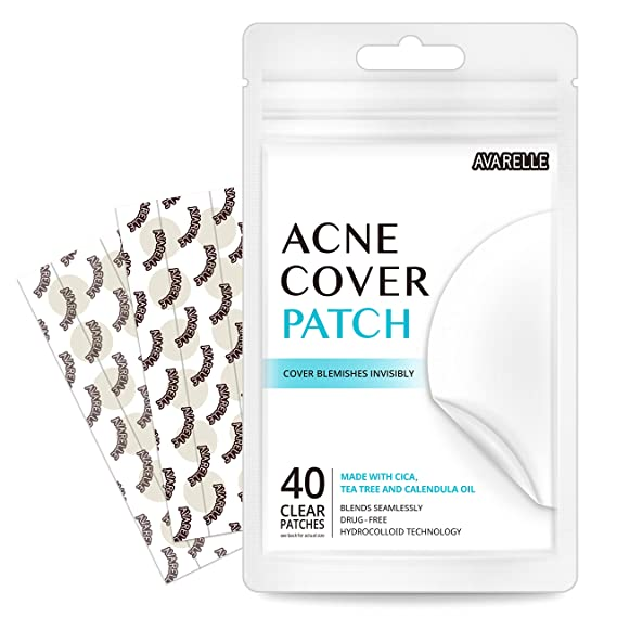 Best selling product Amazon...Avarelle Acne Absorbing Cover Patch Hydrocolloid, Tea Tree, Calendula Oil, CICA (40 ROUND PATCHES).....amzn.to/3ePfceD