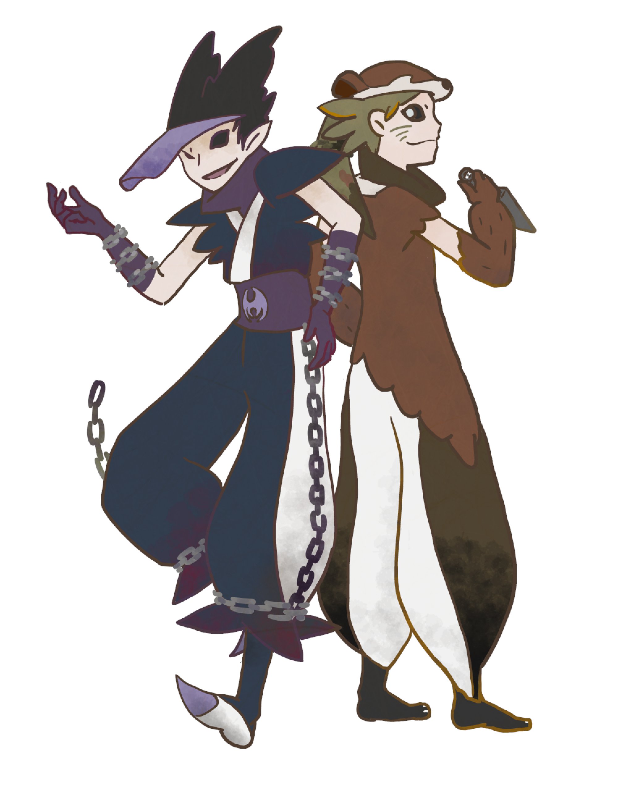 御舟 みぎり 塗り終え あと没にしたけど 鑢七花単体と真庭蝙蝠 川獺ペア 刀語 T Co Sjg5w8x9q3 Twitter