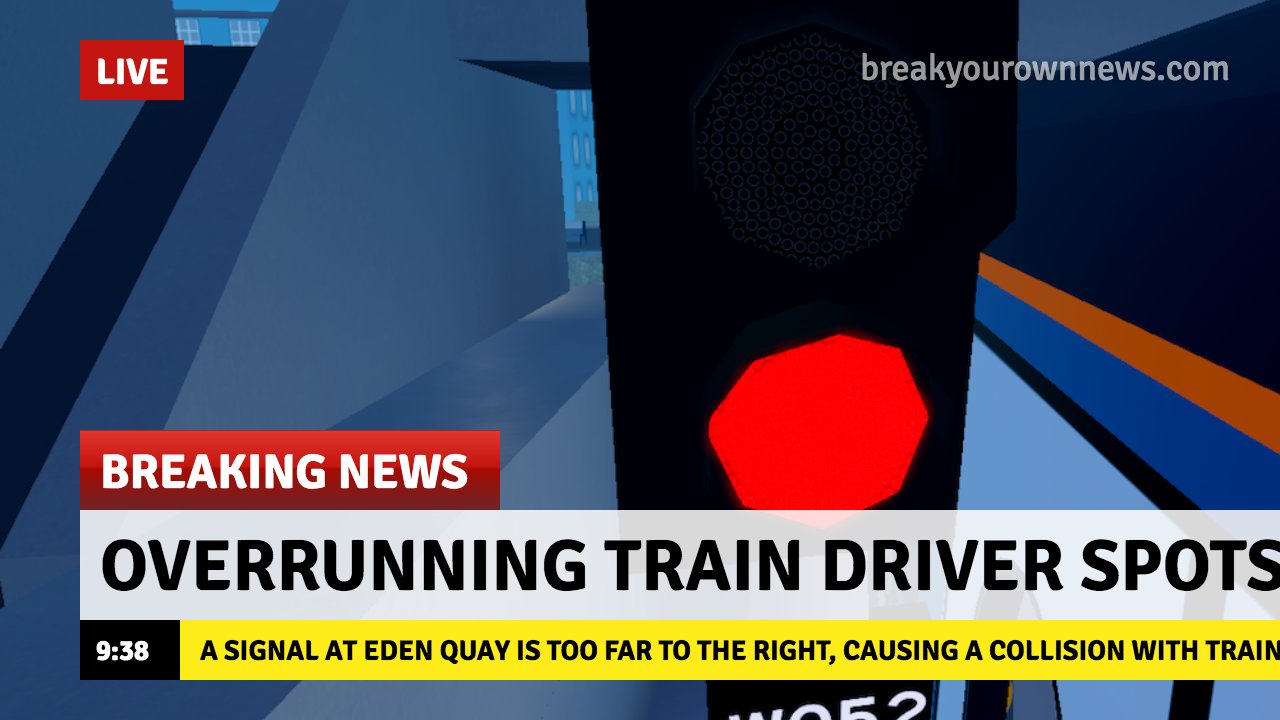 Stepford News on Twitter "Overrunning train driver spots brutal signal