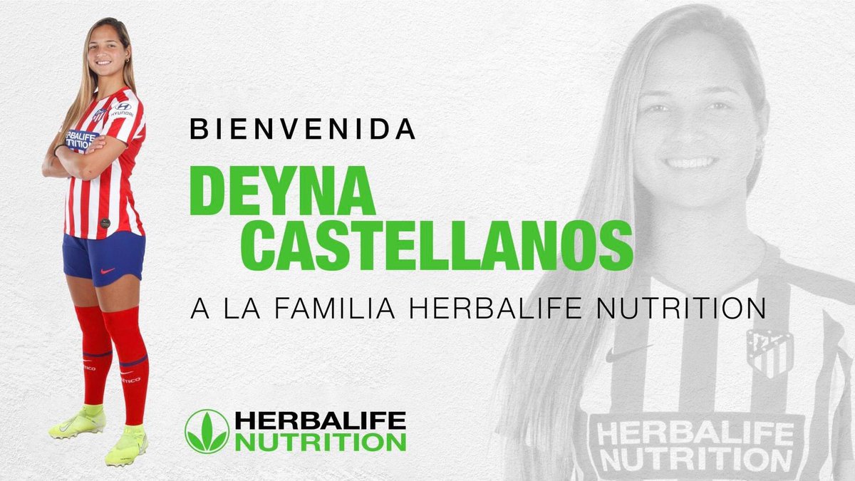 crianiarano's tweet photo. Nueva jugadora del atletico de Madrid femenino patrocinada por Herbalife!!!!! Gran compañía, Gran nutricion deportiva para Rendir mas en tu deporte. Pruebalo!!!!! 💪💪💪🤦🏻‍♀️ https://t.co/keYwOHuUxu