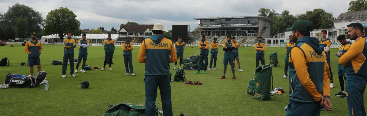 News99P's tweet photo. Pakistan Cricket Team will play 2 two days inter squad matches on 5 &amp; 6 July and 11 &amp; 12 July respectively.
#Pakistan #Cricket #PCB @TheRealPCB #TwoDayMatch #InterSquadMatch #Worcester #England #PAKvENG https://t.co/6KLSzJDL9Z