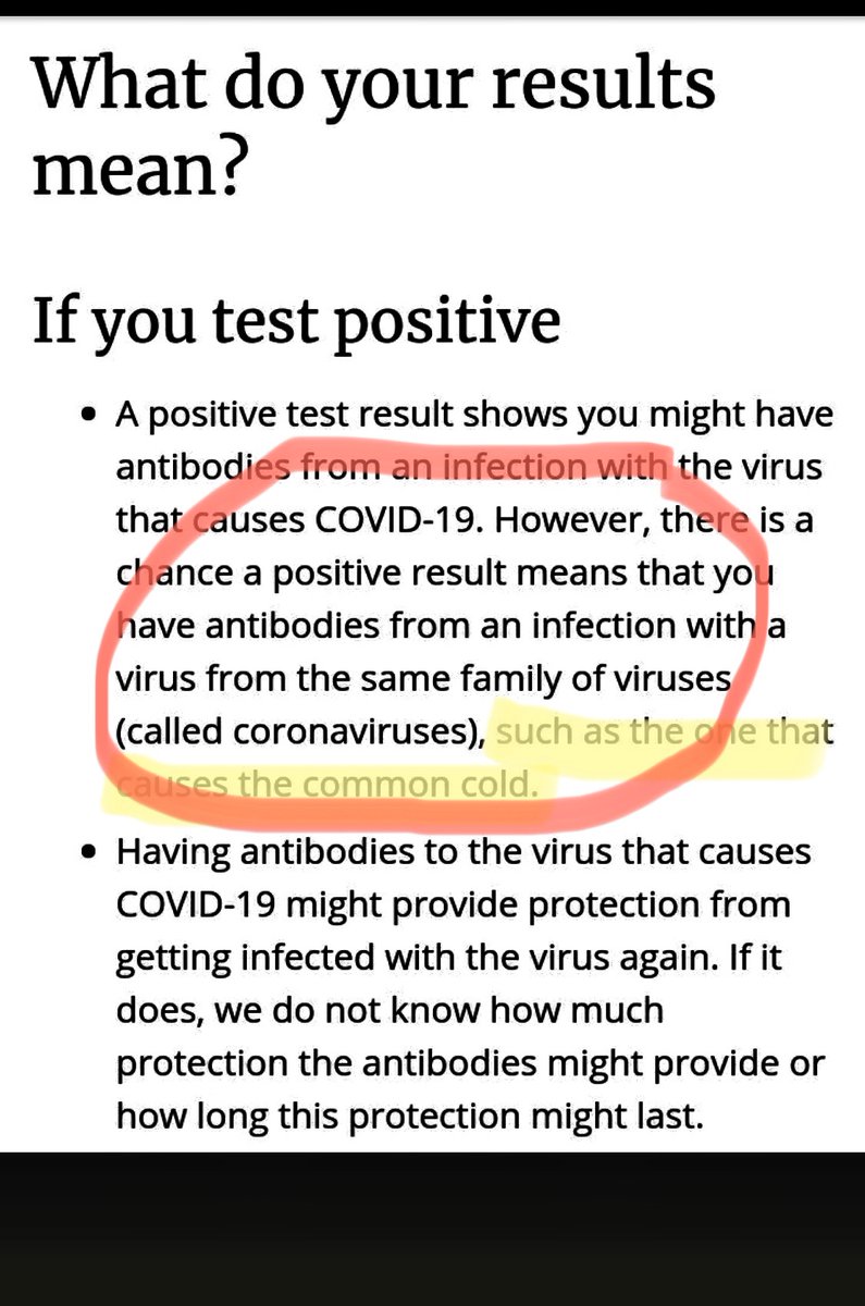 From the CDC website -a positive result may be triggered by past exposure to the common cold.If you believe this latest round, it’s all on you.(I’m not saying all SARS-COVs are benign, but we’re talking about THIS one - chances are we wouldn’t even be told about the bad ones)