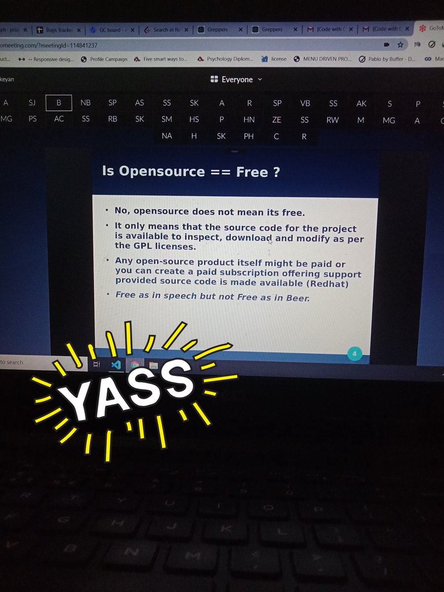 smileguptaaa's tweet photo. #CodewithGirlscriptBangalore
has now began ππ This july contribute to Opensource with @GirlscriptBLR
#girlscript #opensource #WomenWhoCode #womenintech #developers #1stJuly #git #github #smilegupta https://t.co/kkp8fXwUTh
