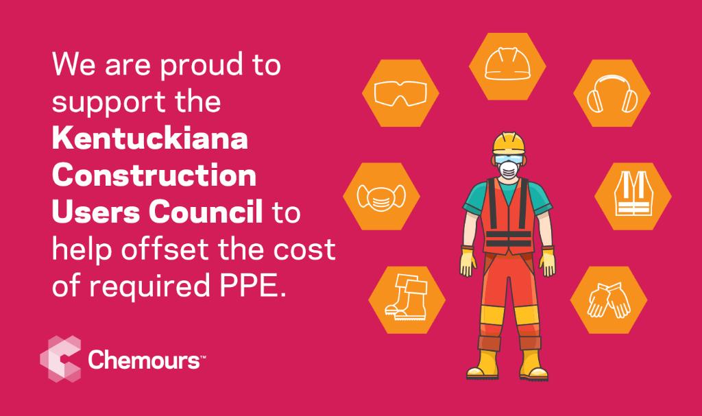 During #NationalSafetyMonth, we are proud to support the Kentuckiana Construction Users Council to help offset the cost of required #PPE, allowing them to provide critical safety trainings for businesses & contractors throughout the greater Louisville area. #EmbracingNewNormals https://t.co/vVZvyPyitI