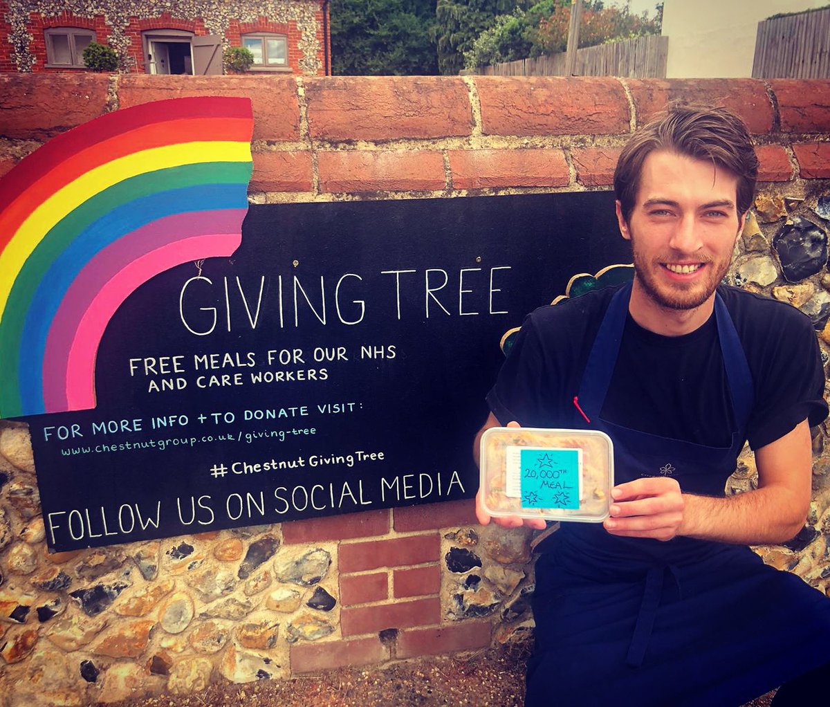 We did it! We’ve officially reached our target of delivering 20,000 free meals to thousands of across our region, so proud to be involved with #thegivingtree <a href="/thepackhorseinn/">The Pack Horse</a> <a href="/chestnutgroupUK/">CHESTNUT</a>