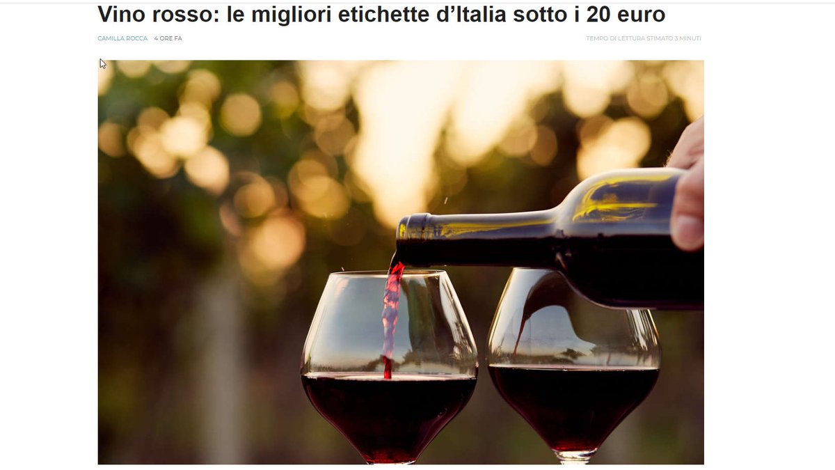 gui1199's tweet image. Scorfano Rosso rientra tra le migliori etichette d'Italia sotto i 20 euro secondo @MangiaeBevi_it  🍷

Un grazie a @RoccaCamilla !

mangiaebevi.it/vino-rosso-le-…