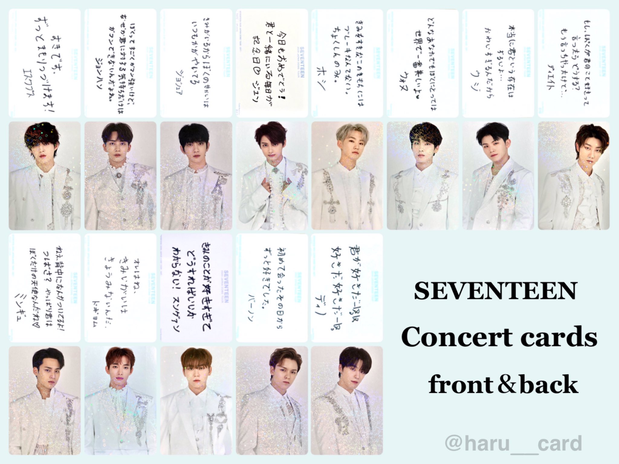 SEVENTEEN JAPAN DOME TOUR SVT 公式トレカ