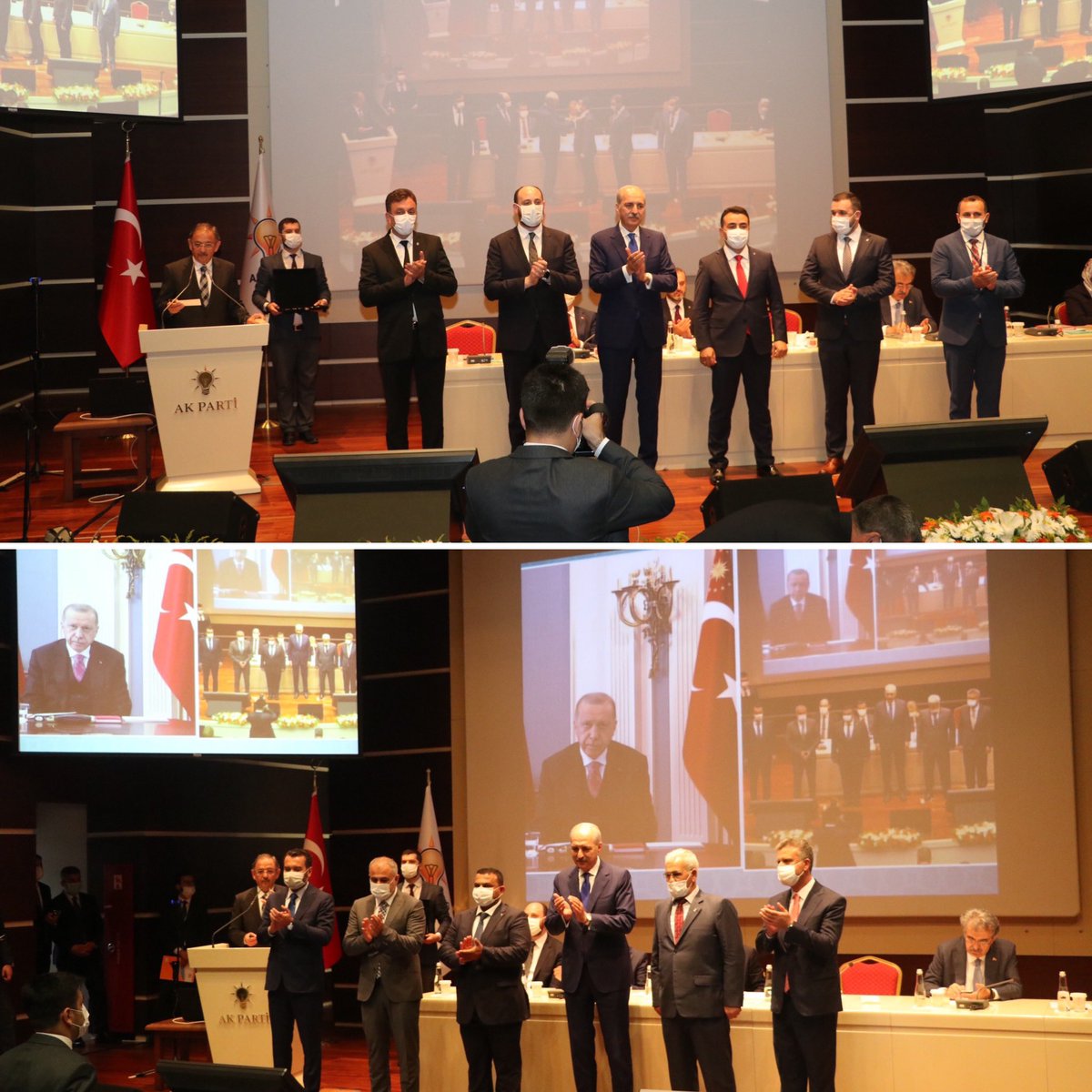 Genel Başkanımız ve Cumhurbaşkanımız Sayın <a href="/RTErdogan/">Recep Tayyip Erdoğan</a>’ın olurlarıyla;

Gaziantep-Araban
Yalova-Tavşanlı
Elazığ-Erimli
Elazığ-Bükardı
Muş-Yeşilova
Muş-Serinova
Muş-Kızılağaç
Muş-Kırköy 

Belediye Başkanlarımız AK Parti ailemize katıldı. Hayırlı, uğurlu olsun.