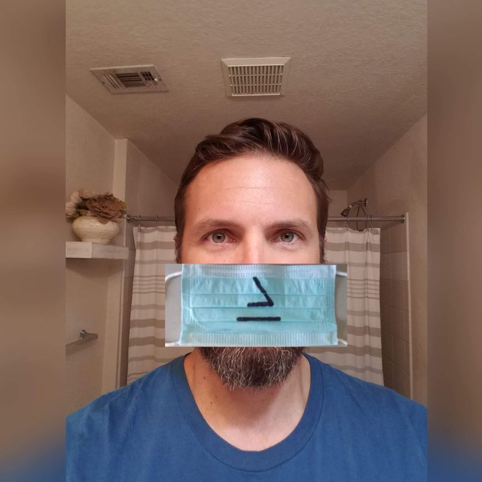 My friend just got his custom mask, lol. https://t.co/xkUBYN87XK<a href="/tag/allcountriesmatter"class="tags"><span>#allcountriesmatter</span></a>