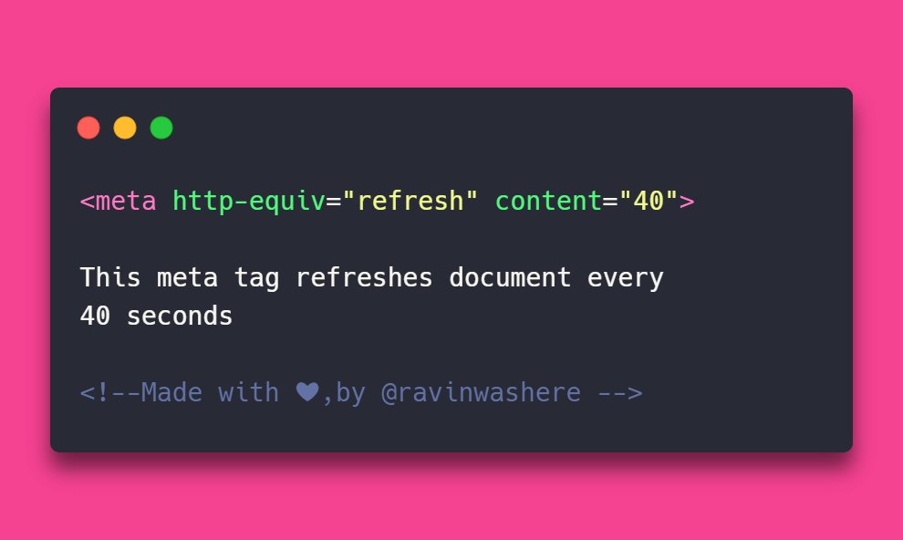 ravinwashere's tweet image. Handful  #HTML Tips To Make Things Easier! 

#100DaysOfCode #CodeNewbie