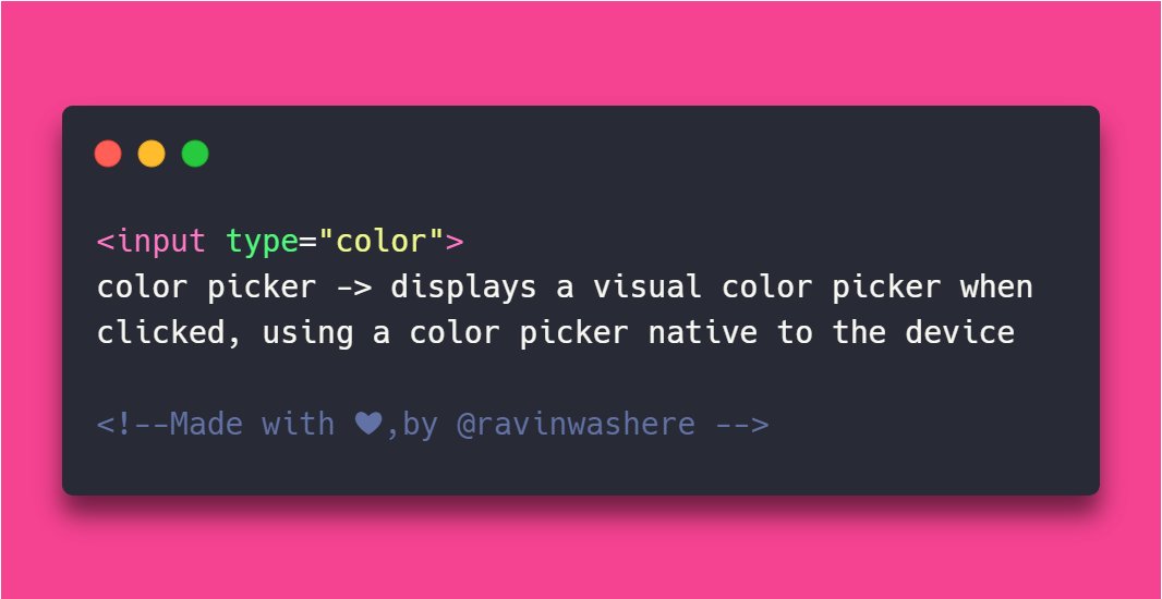 ravinwashere's tweet image. Handful  #HTML Tips To Make Things Easier! 

#100DaysOfCode #CodeNewbie