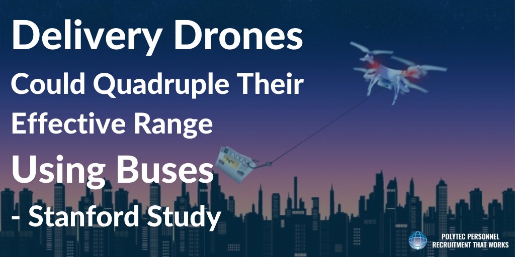 PolytecNews's tweet photo. How do you extend the range of a drone? Put it on a bus, of course!

Now, while you might be thinking that we’re joking, that’s actually one of the findings to come out of new research from Stanford University.

Read more on our blog ➡️  https://t.co/qxY2yHlYfF https://t.co/GE3gTk48R1