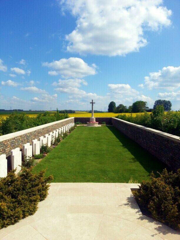 ...our way to Luke Copse. Bit of EnglandWe open the wrought iron gate and would seem to leave France for this tiny rectangular plot, with its roses, pinks and perfect green turf, is seemingly a part of England...4/