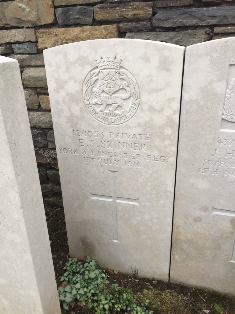 ...Beneath their simple granite headstones, each bearing the regimental crest, my old comrades; the Gunstone brothers, Edmund Skinner, and dear old Dick Carding-Wells...5/