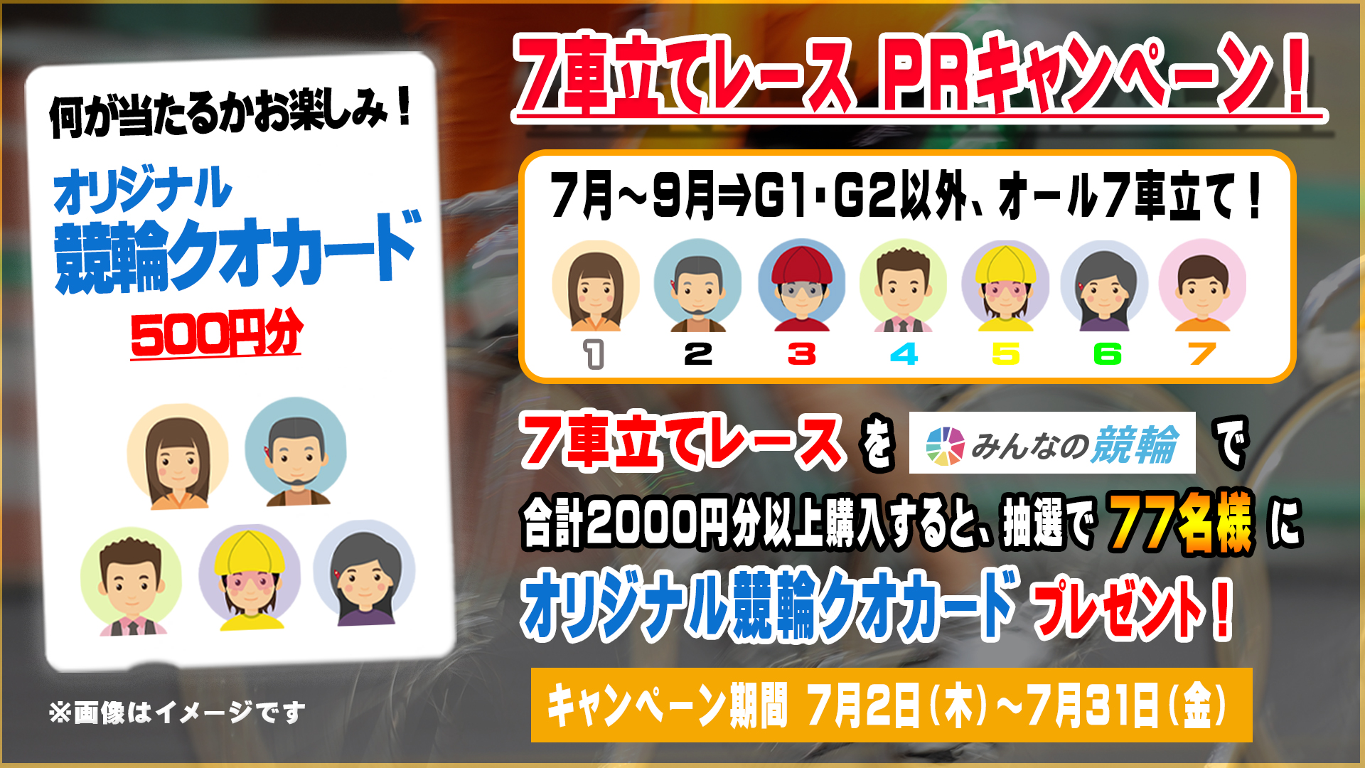 お知らせ みんなの競輪