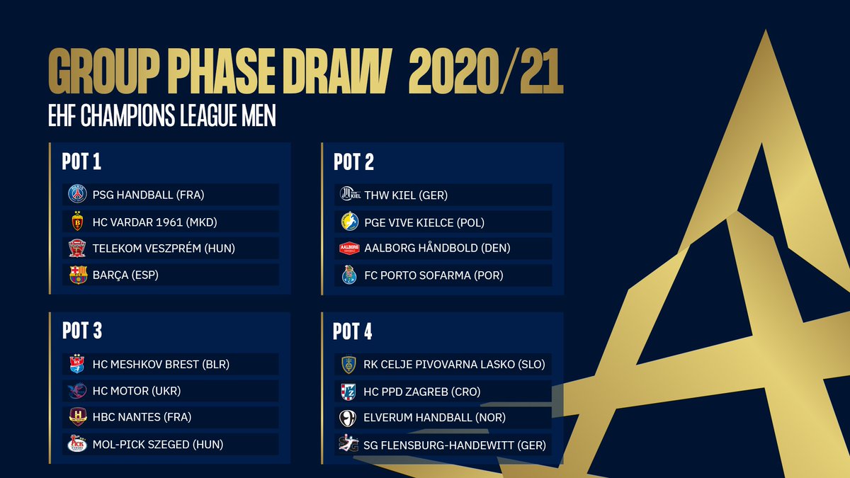 Die Spannung steigt: Heute Abend wird die @ehfcl -Gruppenphase mit unseren Zebras ausgelost - und Ihr könnt live dabei sein: https://t.co/OUTuHWPSAv ! #WirSindKiel #NurMitEuch #News #EHFCL https://t.co/zlT3vfcVO6