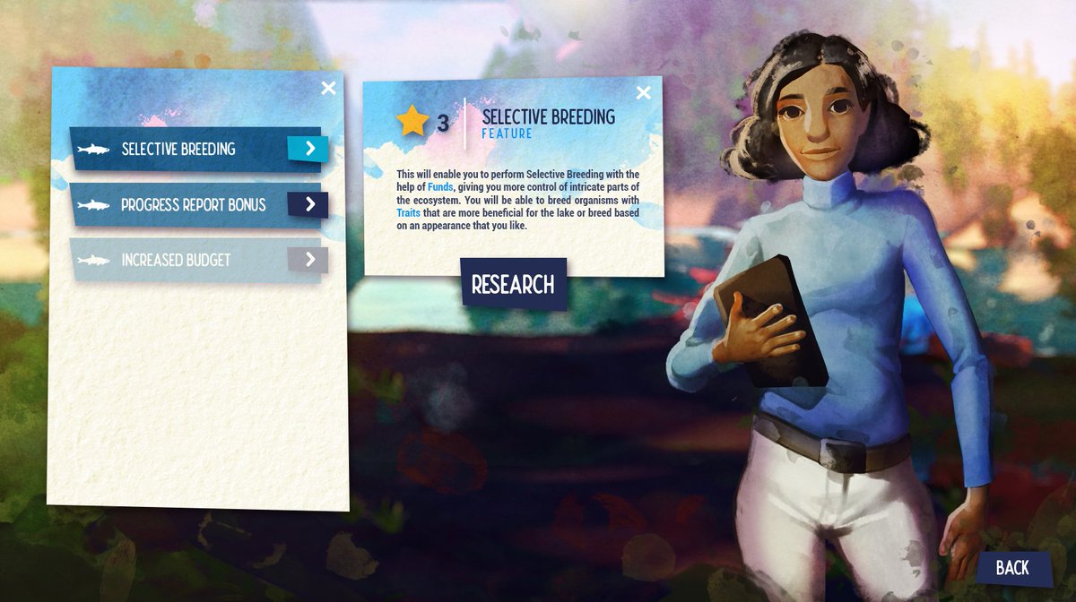 AmongRipples's tweet photo. How would the finished Among Ripples: Shallow Waters look? Well, maybe like this. In the finished game we want to give a more "cinematic" and human connection than the prototype on Steam. Samira is one of the researchers in your team.

#indiedev #gamedev https://t.co/OtfFa0Ero7