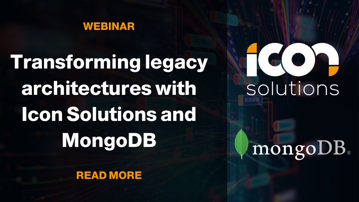 iconsolutions's tweet photo. In our upcoming webinar with @MongoDB we will explore the imperative need for changing from legacy environments, to a truly modern and flexible architecture. Register here: https://t.co/7F0MExf52x #PaymentModernisation #Payments https://t.co/uaiznTZYwC