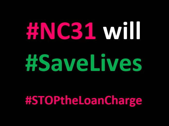 There have been 7 #LoanChargeSuicides &amp; many MPs have raised in Parliament. Please <a href="/gildernewm/">Michelle Gildernew</a> no more needless deaths. Watch tinyurl.com/NC31SavesLives &amp; PLEASE vote to #savelives – VOTE #NC31 &amp; #Amdt55 today &amp; stop the #LoanChargeScandal. #STOPtheLoanCharge