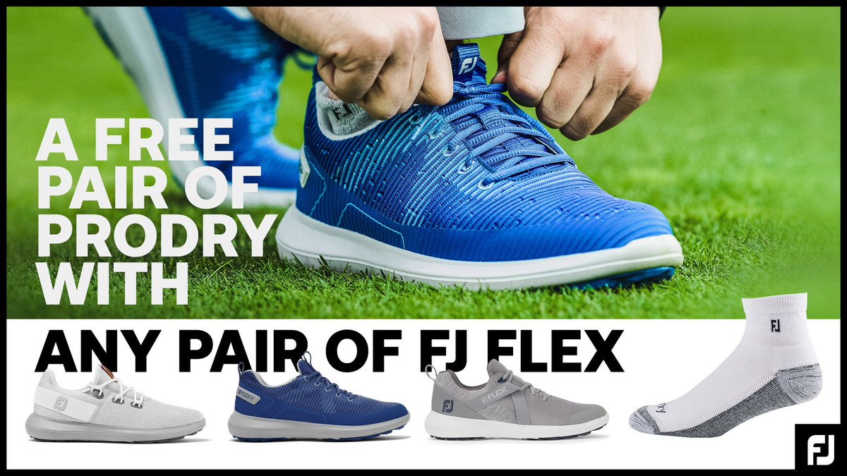 FootJoyEurope's tweet photo. Flex + ProDry = Absolute comfort
Available online and in participating golf shops now.
#Flex #FJFLex #ProDry https://t.co/sYy4R5OQgb
