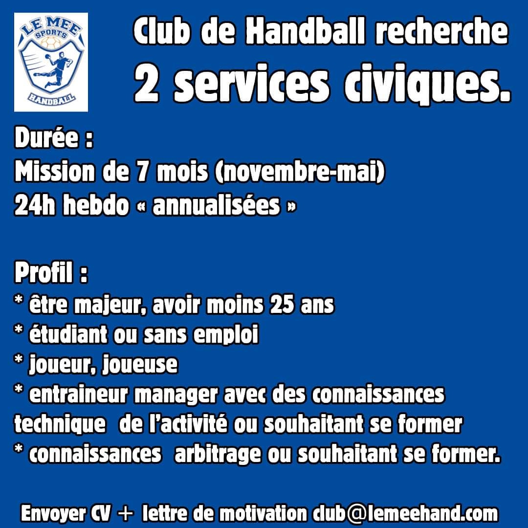 🔎 CLUB RECHERCHE...🔎
Vous voulez vous investir auprès des jeunes du Club de Handball, vous êtes motivé.e. sportif ou sportive, cette annonce est faite pour VOUS ! 
Partage apprécié si vous connaissez des personnes potentiellement intéressées.