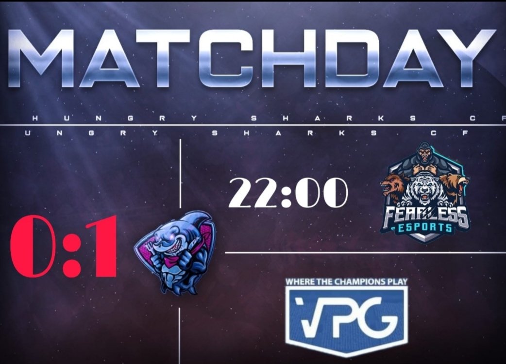 Yesterday we suffered a painful defeat. Next time we have to do better. Gg to the opponent
<a href="/VPGFearless/">Fearless eSports</a>