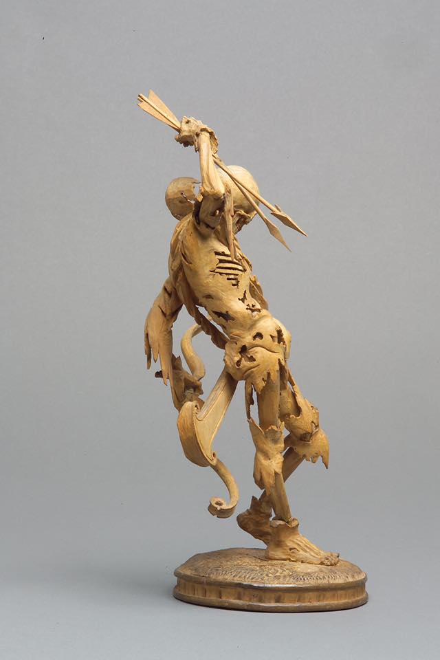 RembrandtsRoom's tweet photo. "Tödlein" (Memento Mori), before 1519
Probably carved for Emperor Maximilian I by Hans Leinberger. Pearwood, 22.5 cm high. https://t.co/fn7s1YTCjo