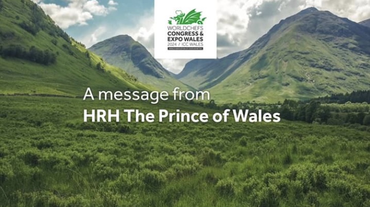 The Prince of Wales supports nation’s bid to host global culinary event in 2024
culinaryassociation.wales/congress-2024/