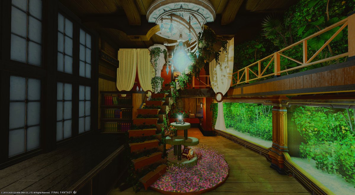 ライン 螺旋階段をメインにしたハウジングをどうしても作りたくてアパルトメントに Address Mana Belias ゴブレットビュート第10区 ナナモ大風車 1 13 Ff14 Ff14ハウジング ハウジング自由に見てってff14 T Co 5ihyfgoina Twitter