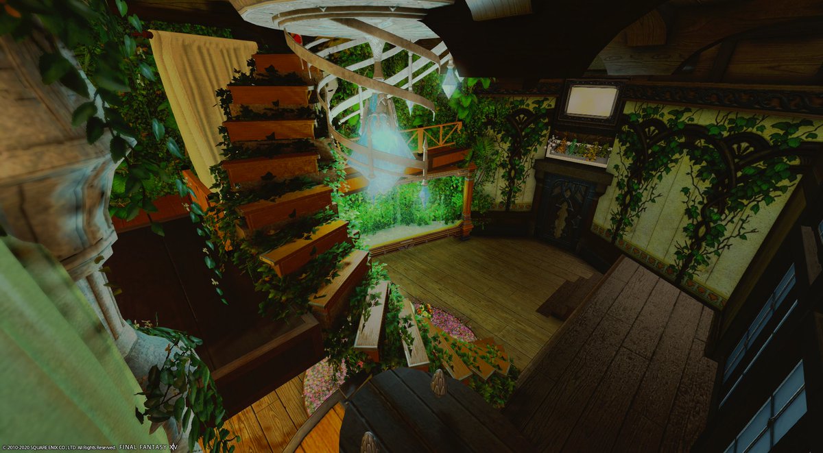 ライン 螺旋階段をメインにしたハウジングをどうしても作りたくてアパルトメントに Address Mana Belias ゴブレットビュート第10区 ナナモ大風車 1 13 Ff14 Ff14ハウジング ハウジング自由に見てってff14 T Co 5ihyfgoina Twitter