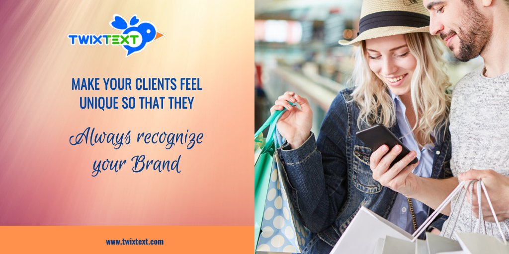 TwixTextSMS's tweet image. Personalize your bulk SMS campaigns by adding the recipient&apos;s name and more, it will make your customers identify with your brand and buy more Twixtext is the ideal platform to do it! Start today: buff.ly/2GPvmGC

Contact Us: 📞 +1(888) 924-8341 
📧 sales@twixtext.com