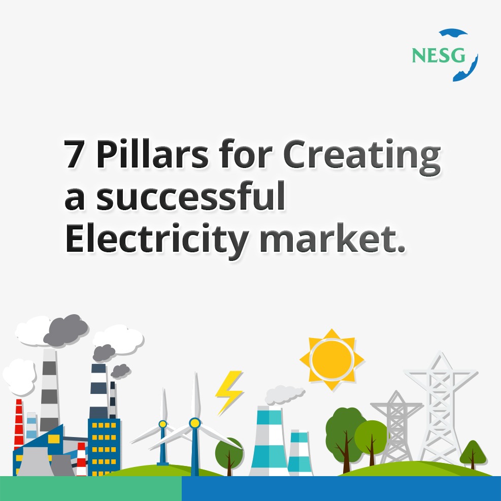 The  #NESG and several stakeholders have identified 7 pillars for creating a successful electricity market.  #NESG  #PowerForGrowth 6/14