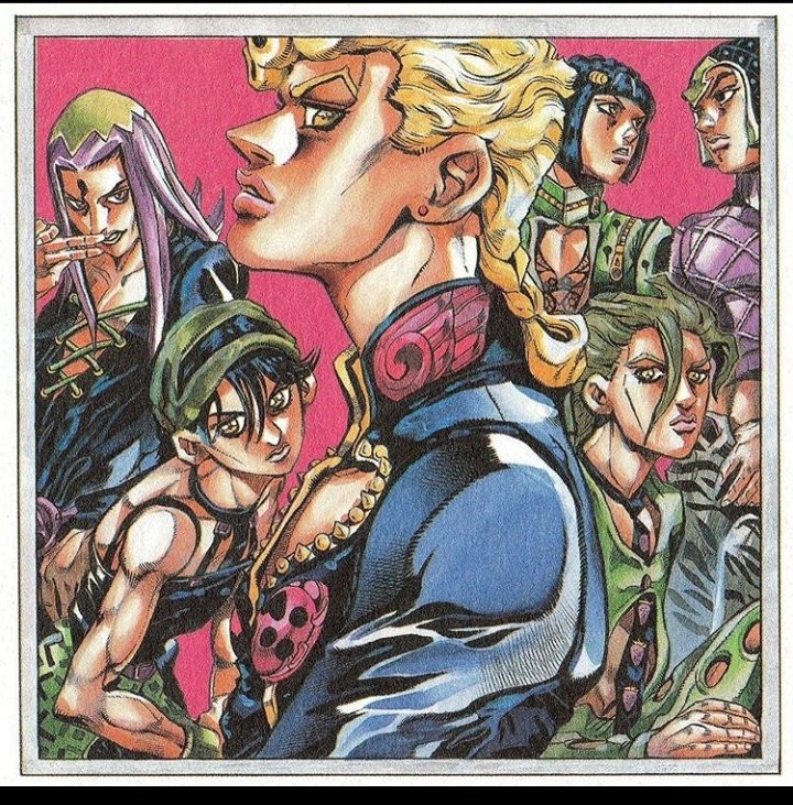 jojoibizzareadv's tweet photo. Quelle est votre perso préférés dans la team de giorno ? #jojo #jojopart5 #JoJosBizzareAdventure #comptefan https://t.co/Y4gwoL3Usl