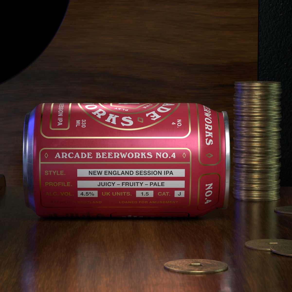 Each and every Arcade Beerworks can features this handy fact sheet - with beer style, ABV, flavour profile, and UK units - so you know exactly what you're drinking.