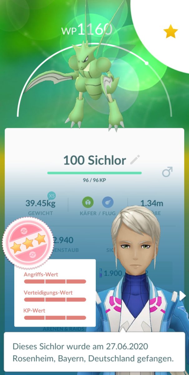 Rewaim1's tweet image. Einfach ein 100 Sichlor
#PokemonGO