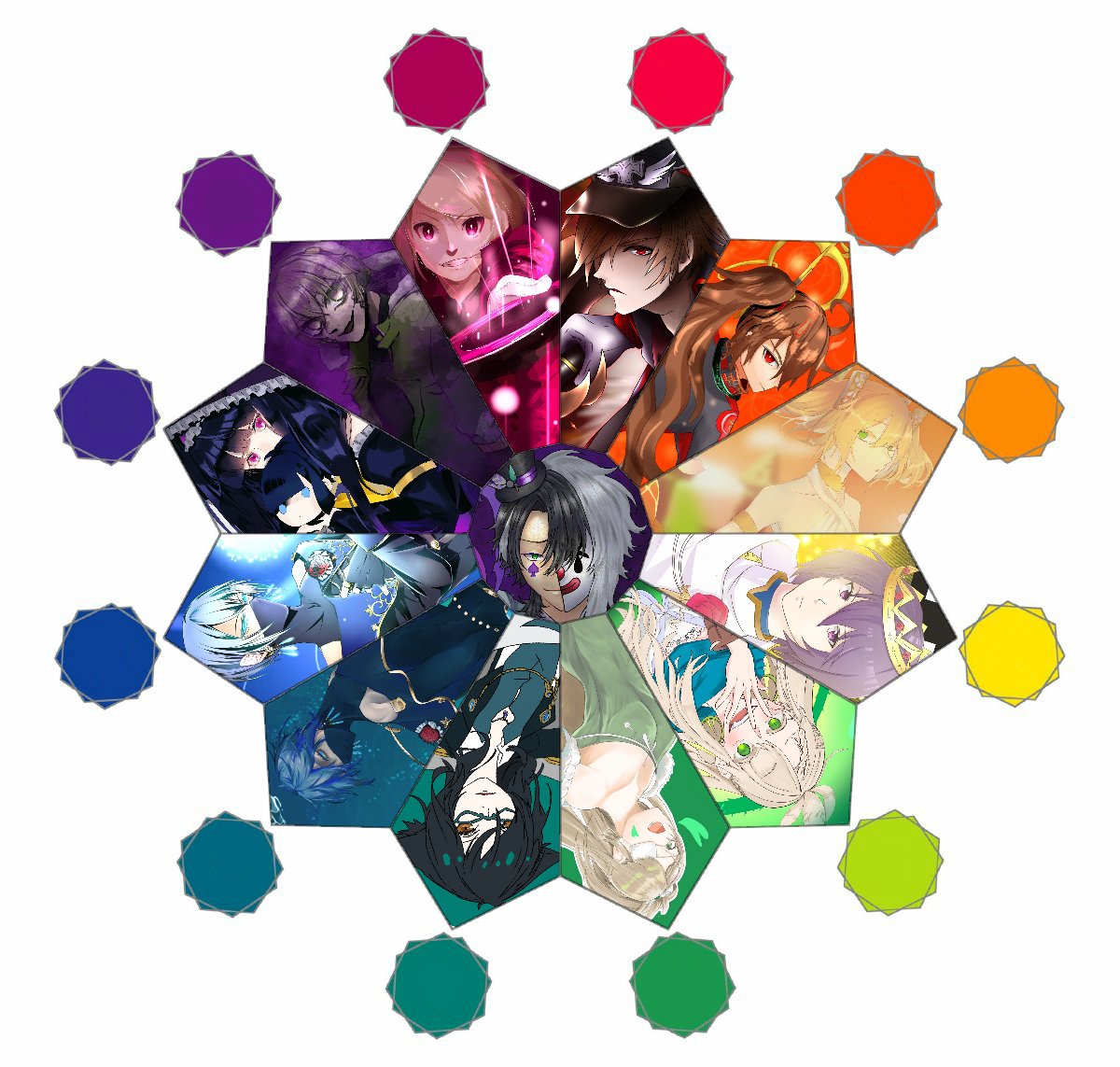 アニス みんなのイラストで12色相環 ディバゲ ついに完成致しました 参加者の皆様 素敵なイラストをありがとうございました こうしてディバインゲートの企画主催をさせていただきありがとうございました T Co Iwszbrwrcn Twitter アニス みんなのイラストで12色相環 ディバゲ ついに完成致しました 参加者の皆様 素敵なイラストをありがとうございました こうしてディバインゲートの企画主催をさせていただきありがとうございました T Co Iwszbrwrcn Twitter