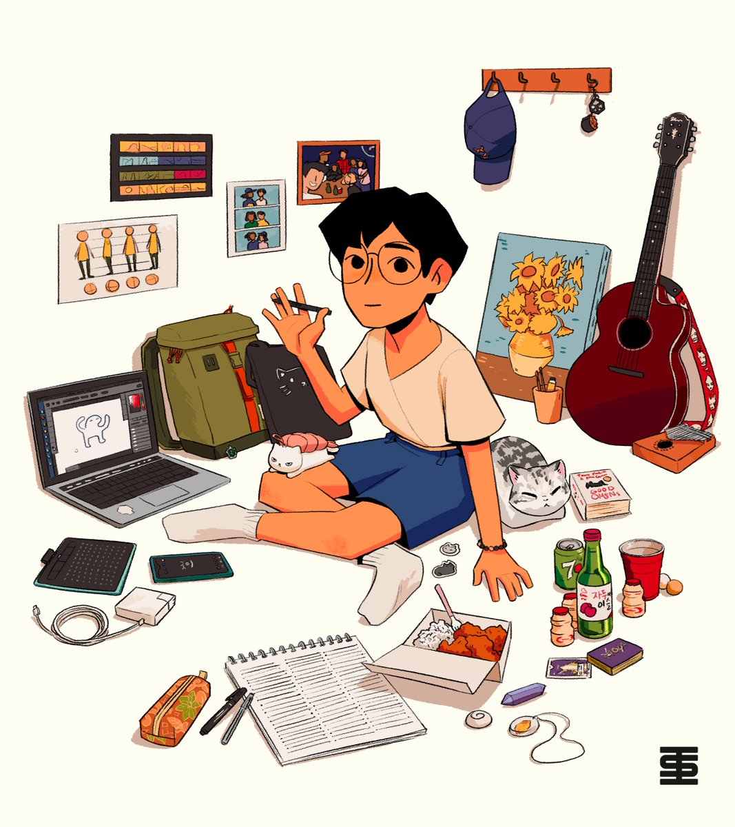 isatwothree's tweet image. i'm isa, an artist from the 🇵🇭 and here's some of my works ✨