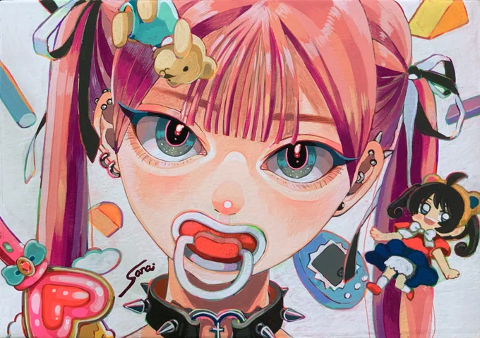 「ぜんぶ手に入れるね」SM

7/10〜7/18 乙画廊さん「室内少女展」にて展示します? 