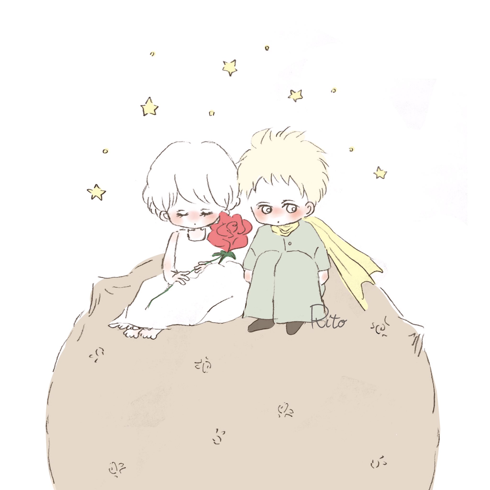 りと Literone2222 Twitter પર 星の王子様 星の王子様 サンテグジュペリ Lepetitprince カップルイラスト 夫婦イラスト 薔薇 バラ コーデ コーデイラスト 女の子イラスト ゆるいイラスト いらすと いらすとぐらむ 夏が来る Thelittleprince