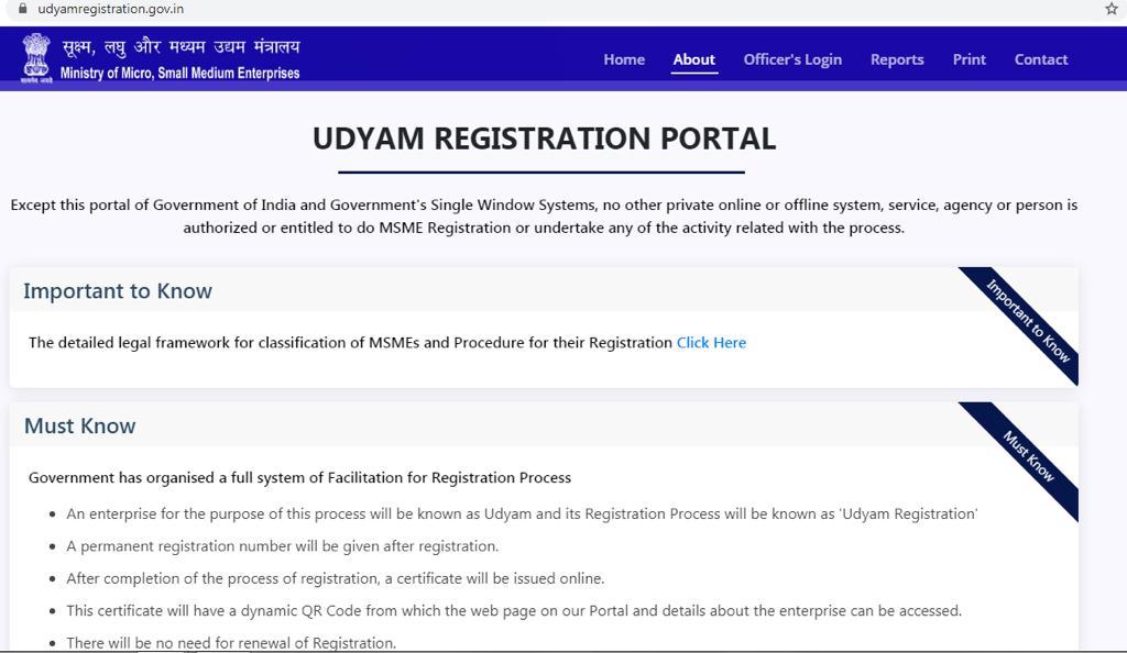 Congrats! New classification & Registration process of MSMEs is effective from today. You may register your enterprise or udyam at udyamregistration.gov.in. Please Feel Free to make suggestions. @msmechampions @PMOIndia champions.gov.in