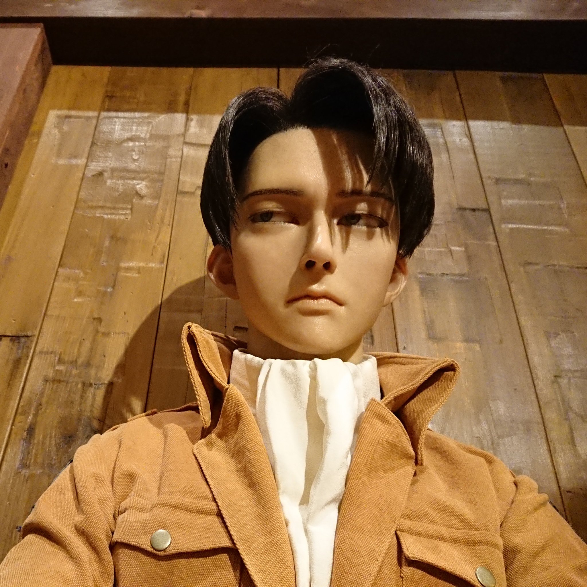 進撃の巨人　リヴァイ　ハンジ　クロノイド　ブロマイド　USJ 進撃の巨人 クロノイド リヴァイ ハンジ ブロマイド USJ - メルカリ