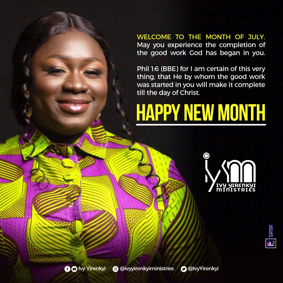 IvyYirenkyi's tweet photo. Happy New Month https://t.co/0POAT4KDe9