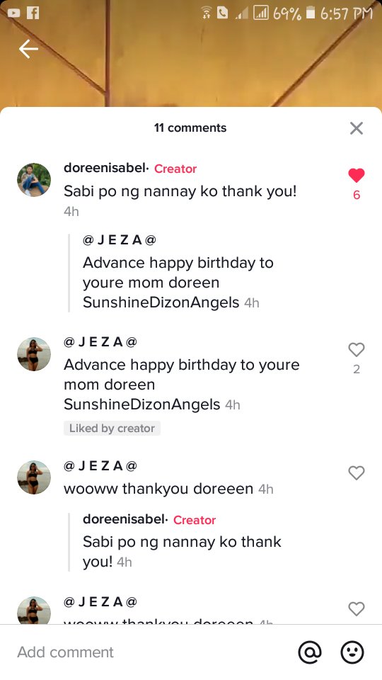 jeza_pablo's tweet photo. Thankyou doreen sa pa notice😊😊Road to 1k na sya🤗🤗Advance Happy Birthday ate @m_sunshinedizon 😙 https://t.co/zAEnnas5AK