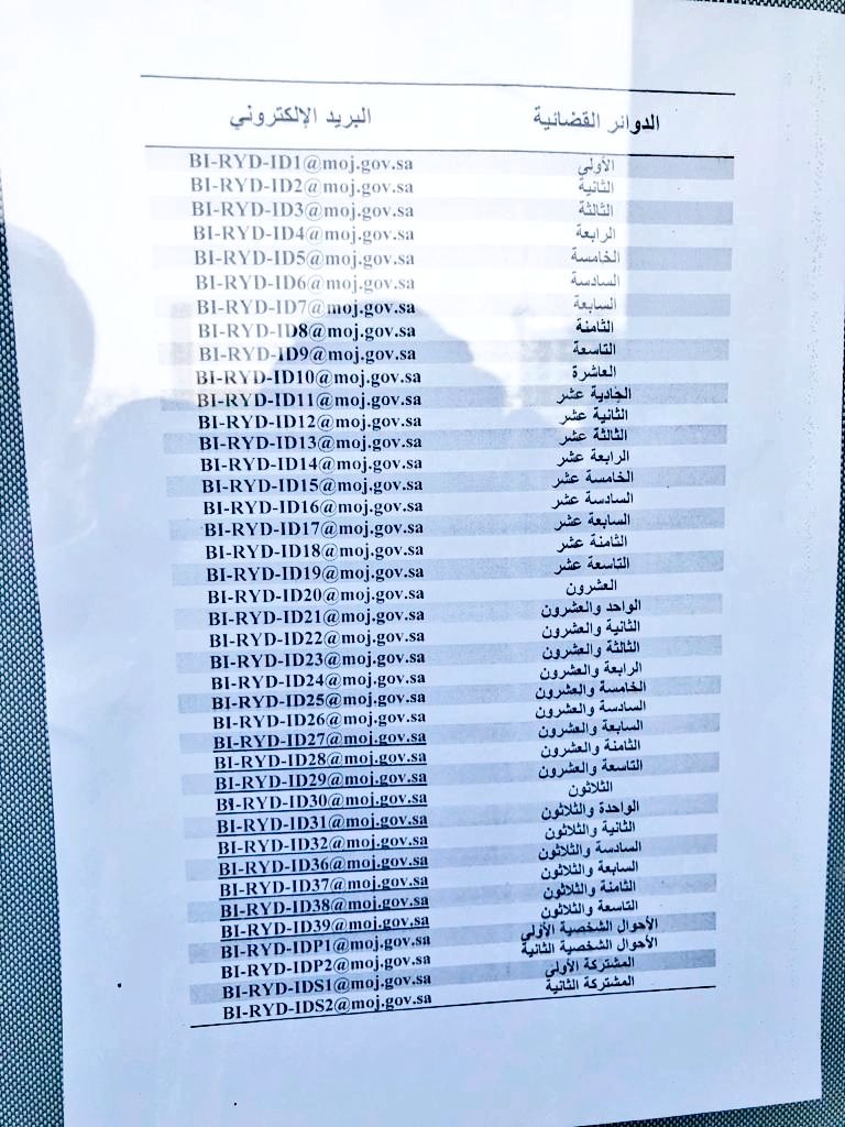 د عبدالله الغوينم محام Twitterren أرقام هواتف المحكمة العامة بالرياض