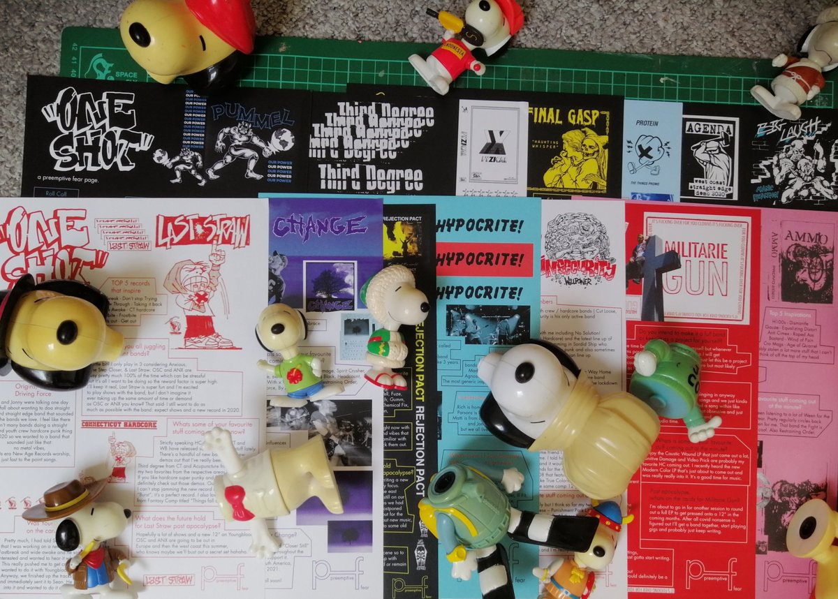 Various one x shot's up in the store preemptivefearpress.bigcartel.com