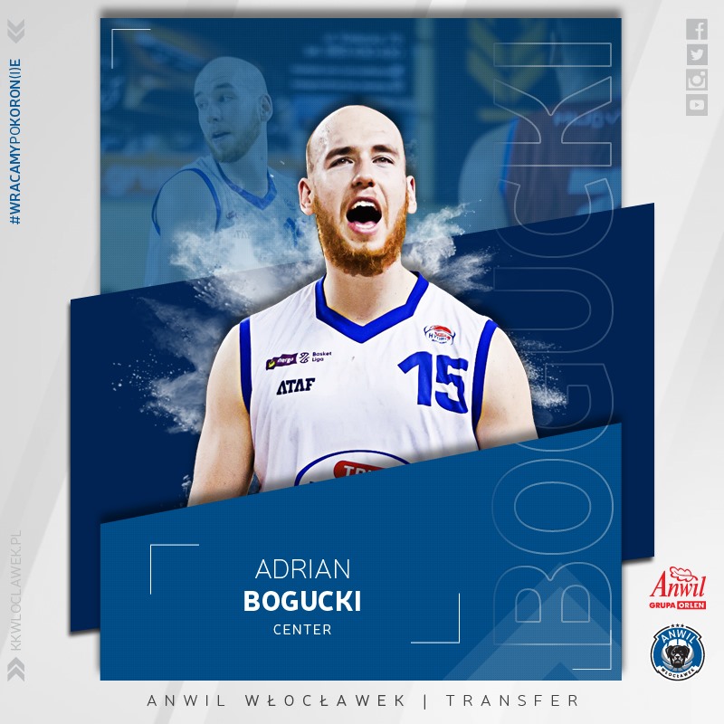 Anwil_official's tweet image. 🚨 Adrian BOGUCKI nowym zawodnikiem Anwilu Włocławek 🚨

Witamy @AdrianBogucki w #AnwilFamily, liczymy, że pod okiem trenera Mihevca zrobisz kolejny progres w karierze 👍

Fot. T. Fijałkowski 

#WitajAdrian 
#WracamyPoKoronie
#plkpl @PLKpl