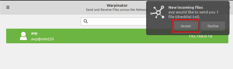 ihaveapc's tweet photo. Transfer files using #Warpinator in Linux Mint 20 https://t.co/BKfuSdTc0X #Linux #LinuxMint https://t.co/V909wueSaZ