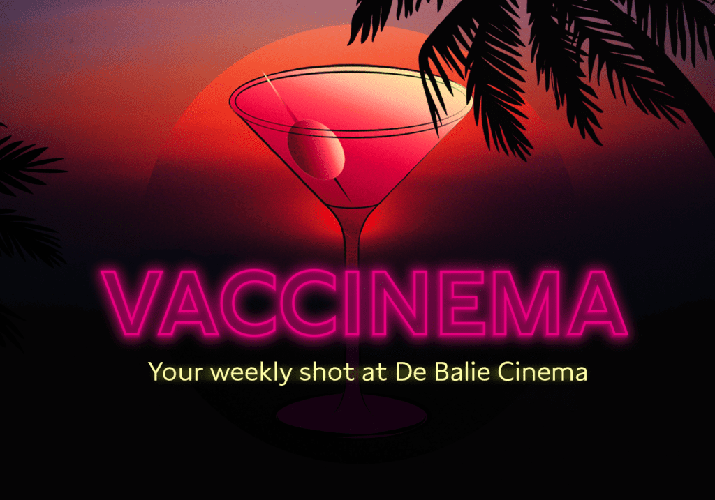 Deze zomer presenteren wij elke vrijdagavond #Vaccinema: een filmklassieker mét bijpassende cocktail om je weekend in te luiden! 

Ontdek het programma met o.a. La Grande Bellezza, Spring Breakers &amp; De Libi en haal je tickets > debalie.nl/artikel/vaccin… <a href="/DeBalieCinema/">De Balie Cinema</a>
