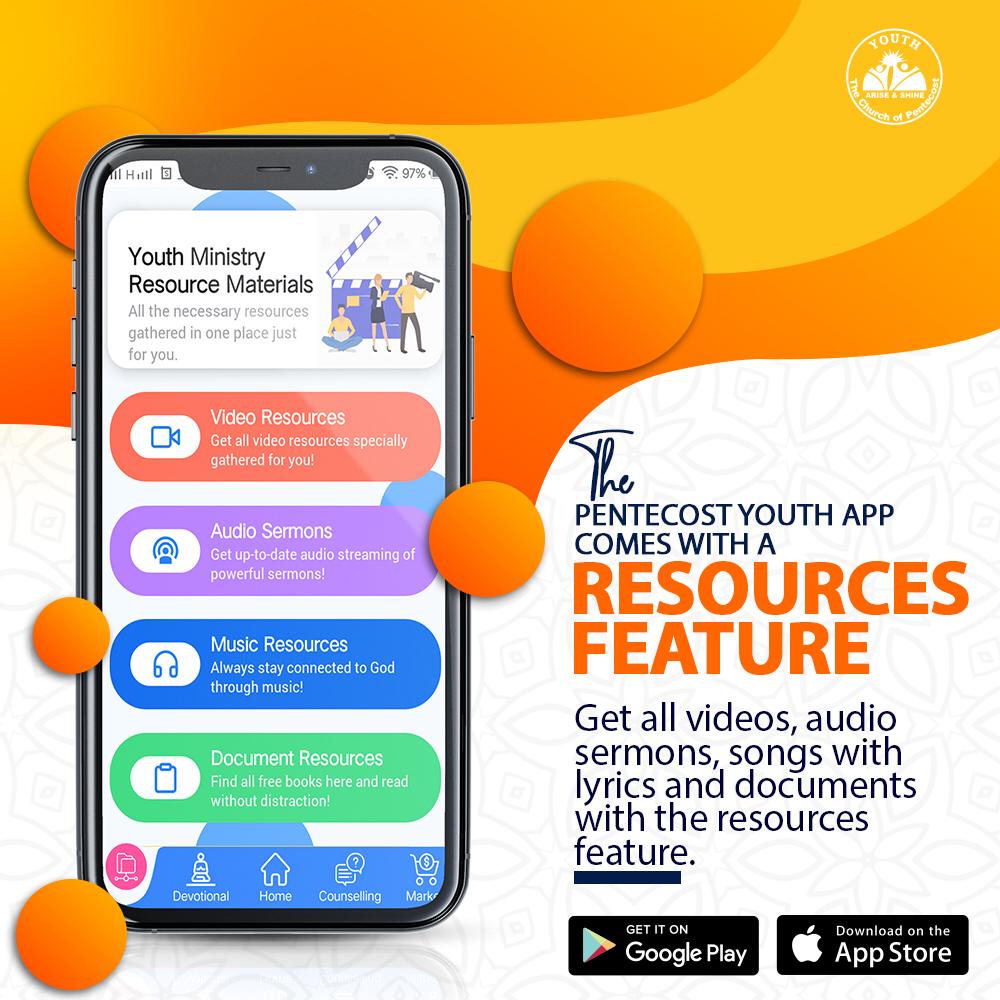 thecopym's tweet photo. There are Sermons that Revive the Spirit; 
Songs that Edify the Soul; 
Videos that Enlighten; 
Documents that Educate. 

All these can be found on the Pentecost Youth App which comes with a "RESOURCE FEATURE" where media files and documents can be accessed. https://t.co/dJLlGYAF9M