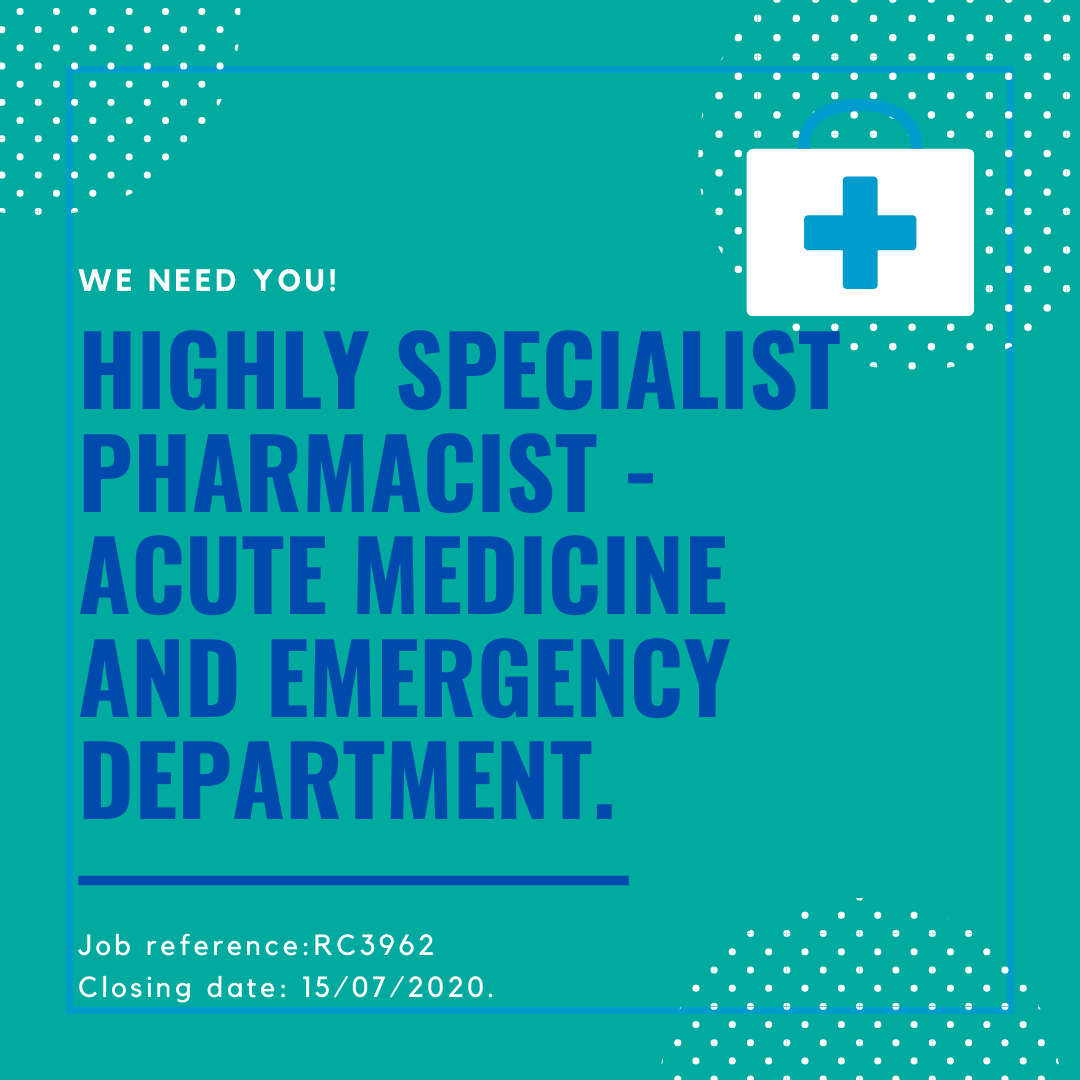 Lancashire Teaching Hospitals Jobs đź’™ (@lancshospjobs) on Twitter photo We are looking for an enthusiastic, motivated senior pharmacist prescriber to work within our acute medical and emergency departments. Read more and apply now bit.ly/31LaQld - <a href="/pharmacylthtr/">Pharmacy@LTHTR</a> <a href="/VictoriaHeald/">Victoria Heald</a> We are looking for an enthusiastic, motivated senior pharmacist prescriber to work within our acute medical and emergency departments. Read more and apply now bit.ly/31LaQld - <a href="/pharmacylthtr/">Pharmacy@LTHTR</a> <a href="/VictoriaHeald/">Victoria Heald</a>